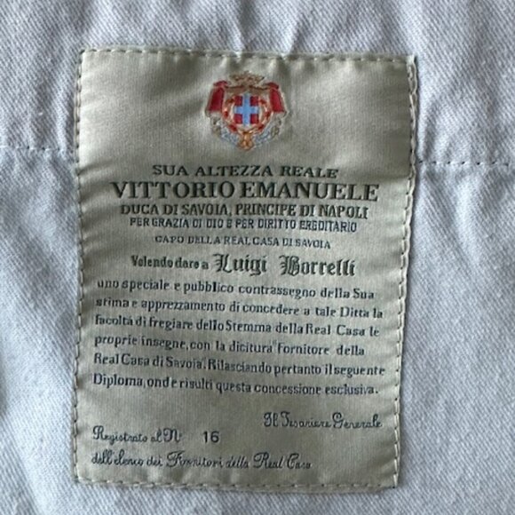 Luigi Borrelli Napoli Slim-Fit Deep Medium Blue Denim Jeans 34 - Picture 9 of 14